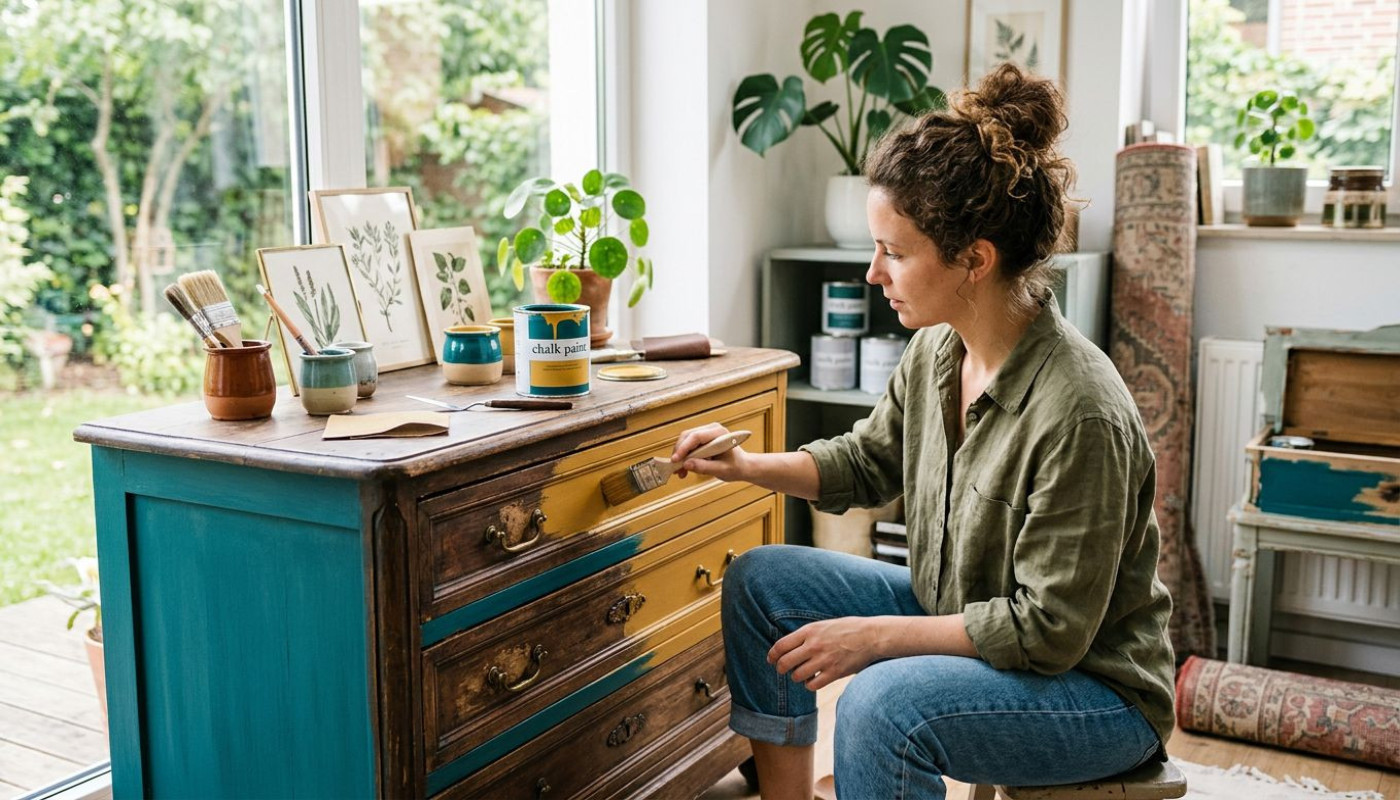 La couleur peut-elle suffire à réinventer un meuble ancien ?